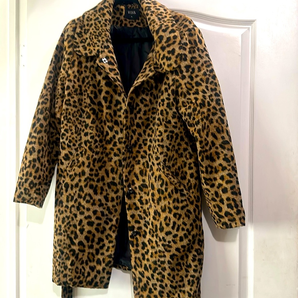 Leopard long coat